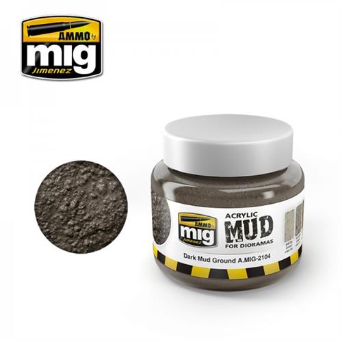 A.MIG 2104 Dark Mud Ground Acrylic Mud 